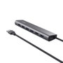 Trust Halyx Hub USB 3.2 Gen1 con 7 puertos USB-A y 1 puerto USB-C, Gris